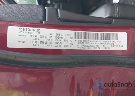 2018 Jeep Grand Cherokee Laredo 4X2 из США, поврежденный, VIN 1C4RJEAG6JC399865